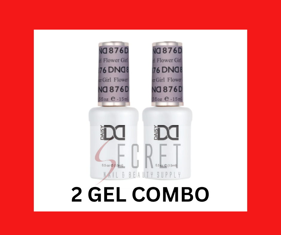 2 GEL COMBO - DND 876 Flower Girl