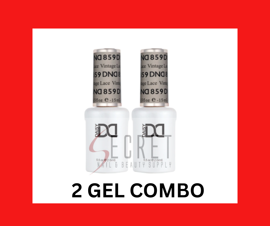 2 GEL COMBO - DND 859 Vintage Lace
