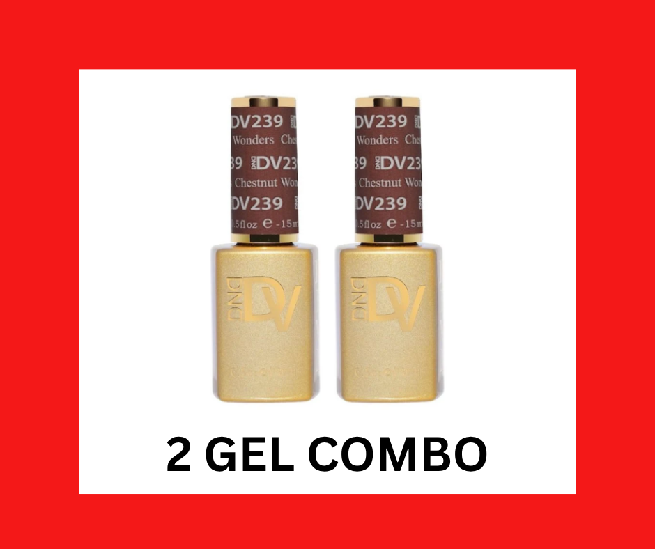 2 GEL COMBO - DIVA 239 Chestnut Wonders