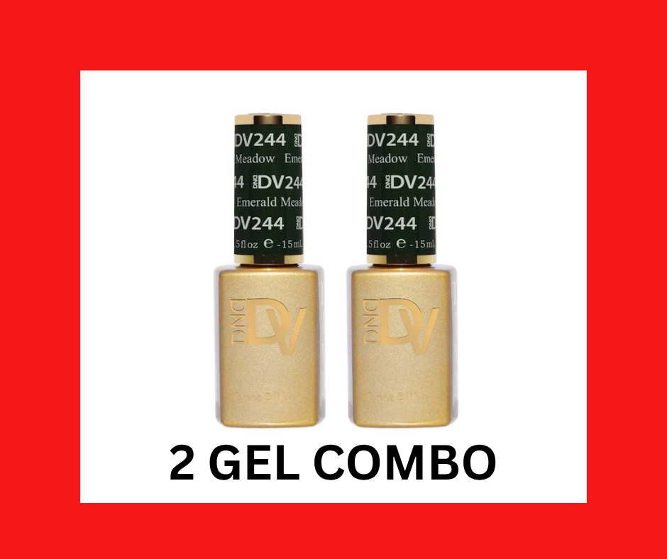 2 GEL COMBO - DIVA 244 Emerald Meadow