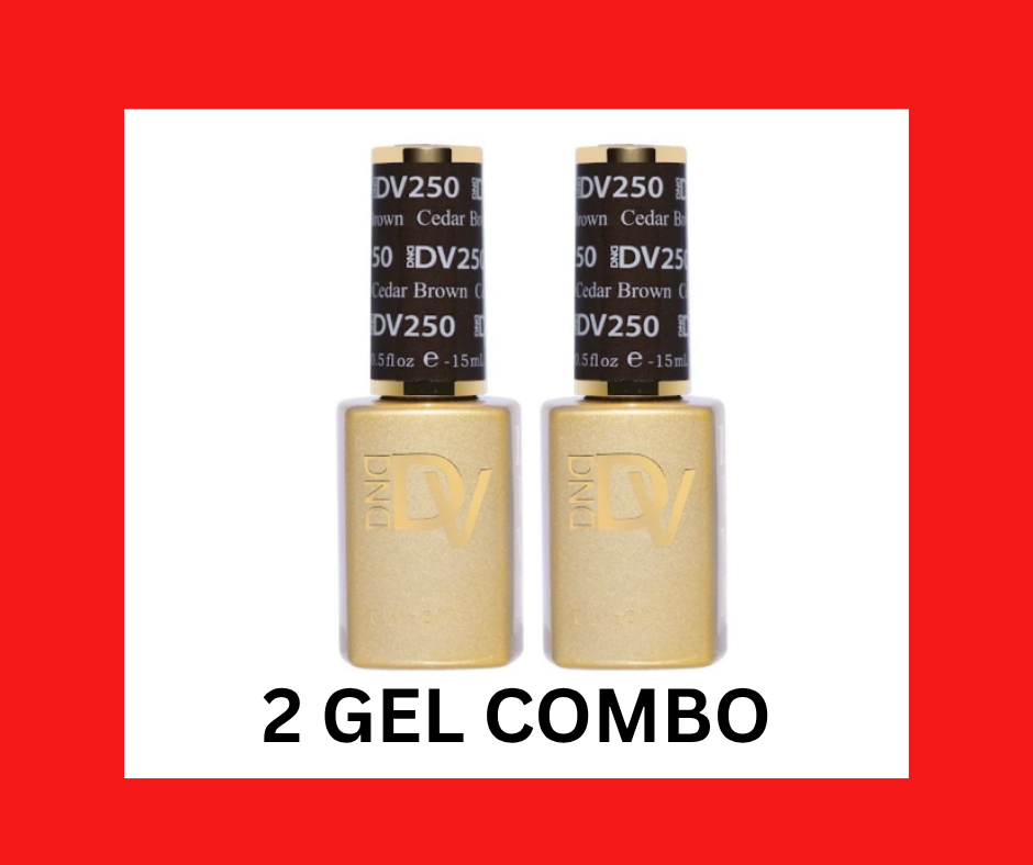2 GEL COMBO - DIVA 250 Cedar Brown