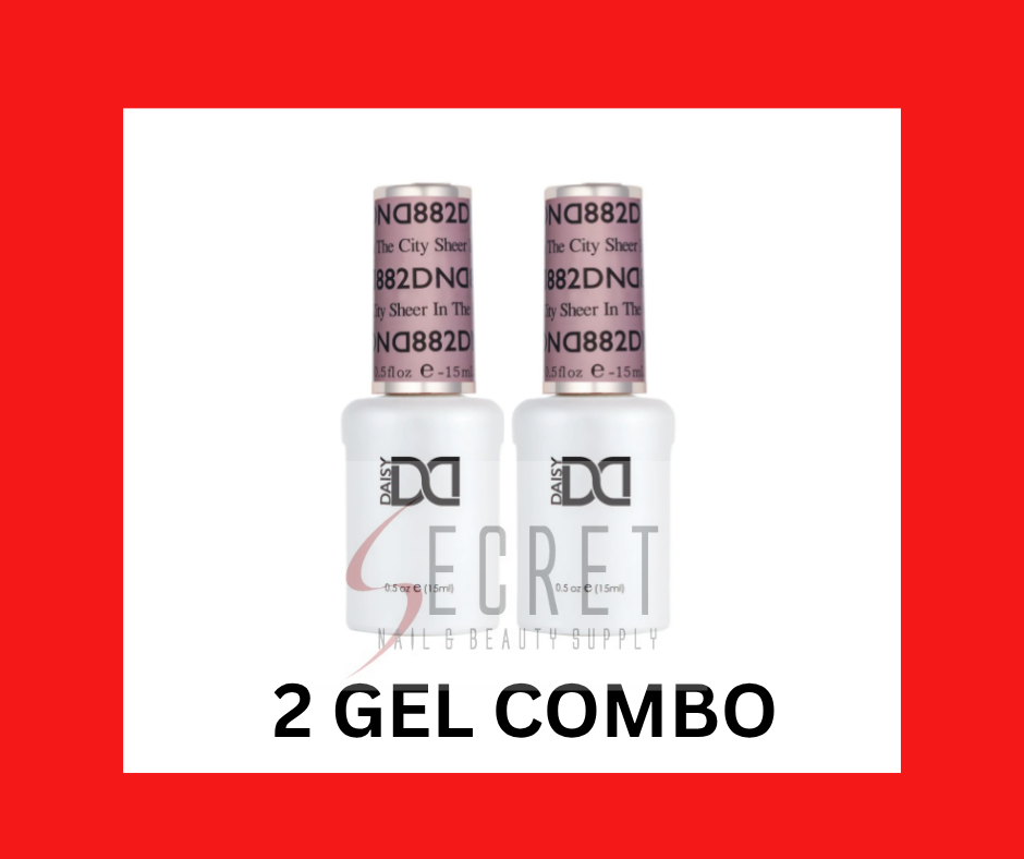 2 GEL COMBO - DND 882 Sheer In The City