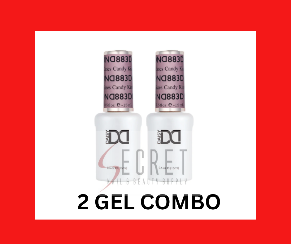 2 GEL COMBO - DND 883 Candy Kisses