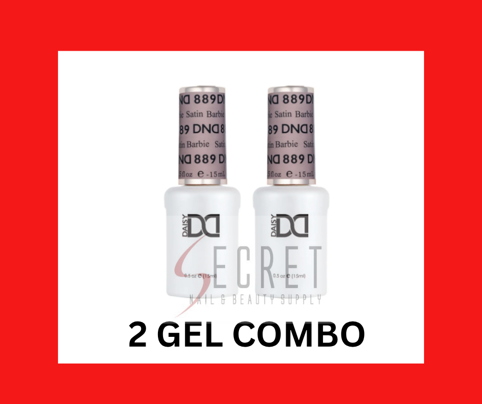 2 GEL COMBO - DND 889 Satin Barbie