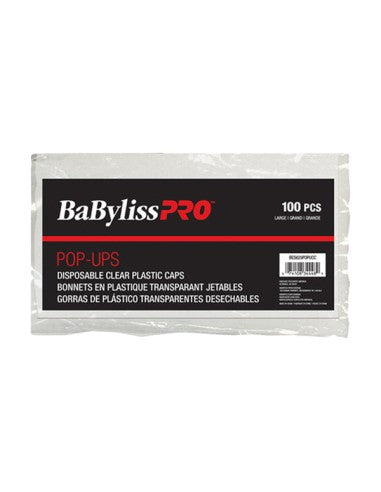 BES625POPUCC BABYLISSPRO POP-UPS DISPOSABLE CAPS  - 100/PKG