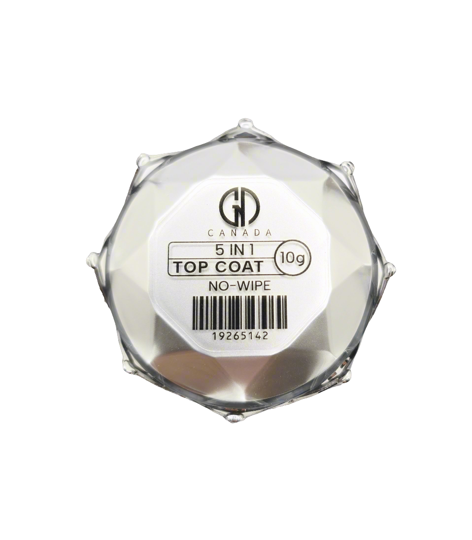 GND 5 in 1 GEL TOP COAT NO WIPE  - 10g