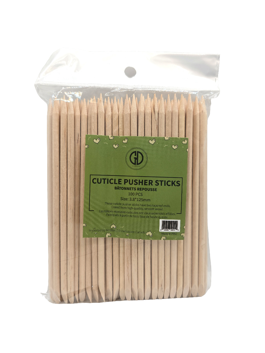 NEW - GND CUTICLE PUSHER STICK 100 PCS
