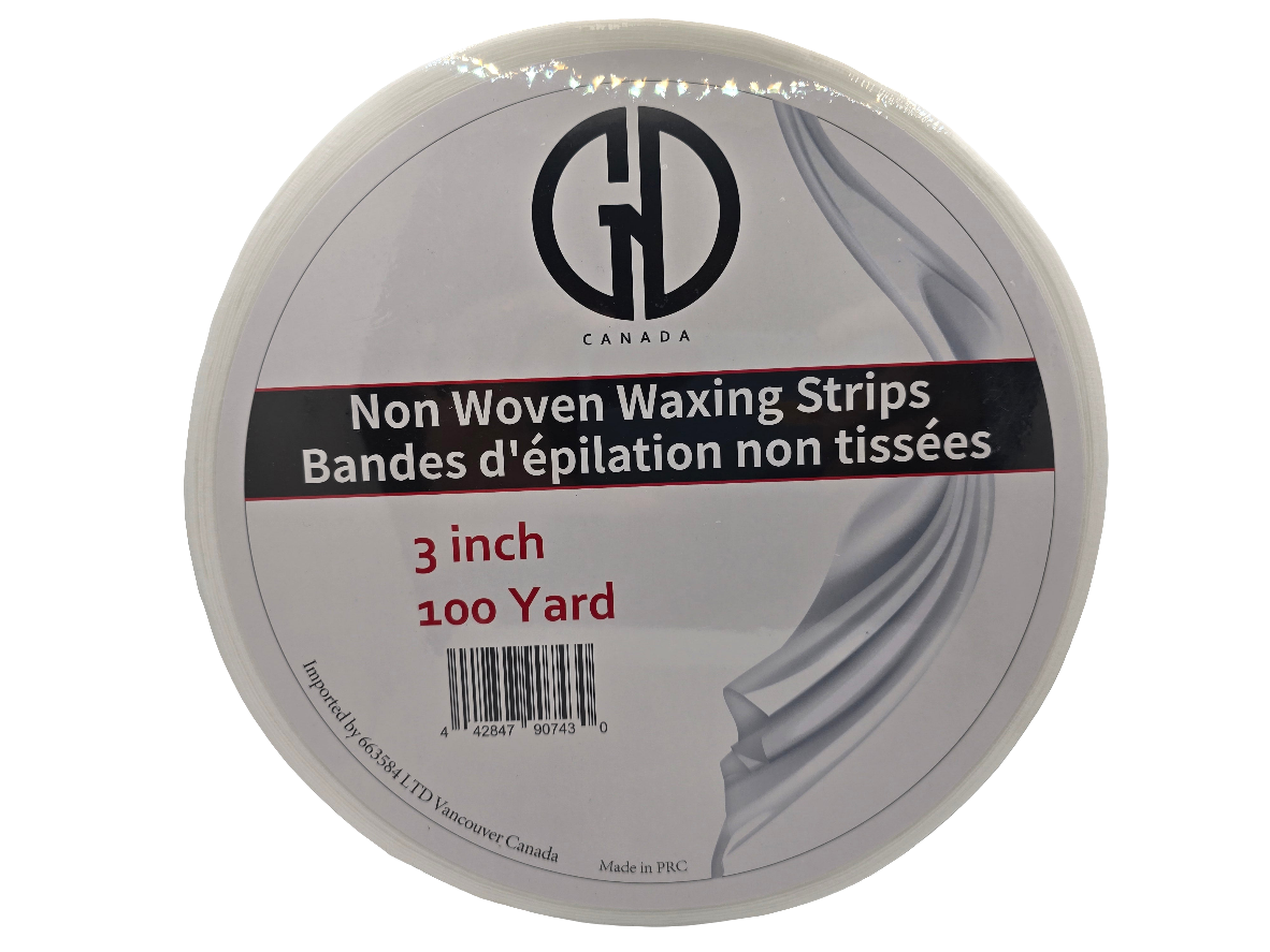 NEW - GND NON WOVEN WAXING STRIPS  3"X100 YARD