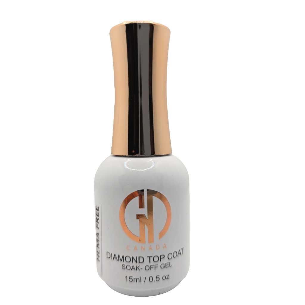 HEMA FREE- GND GEL DIAMOND TOP COAT - 15ML