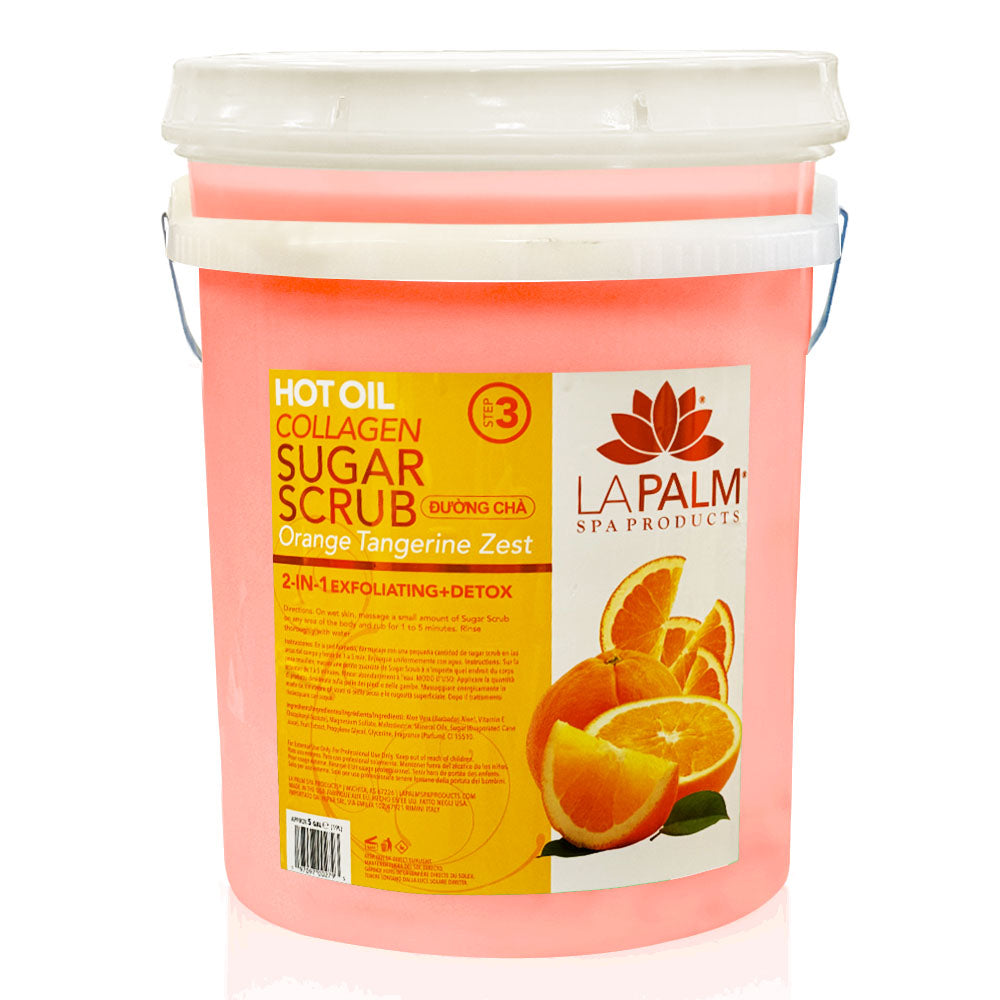 LAPALM HOT OIL SUGAR SCRUB - 5 GALLON