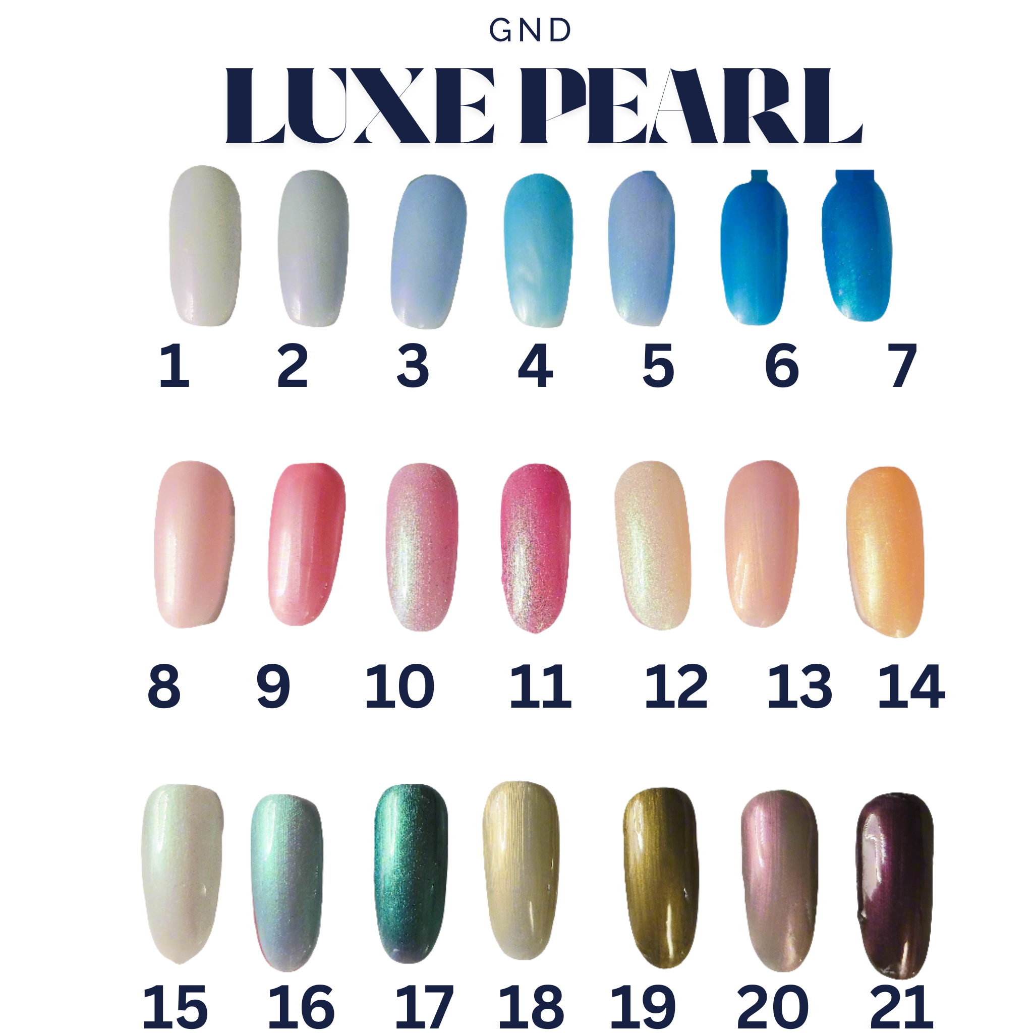 GND LUXE PEARL GEL COLLECTION