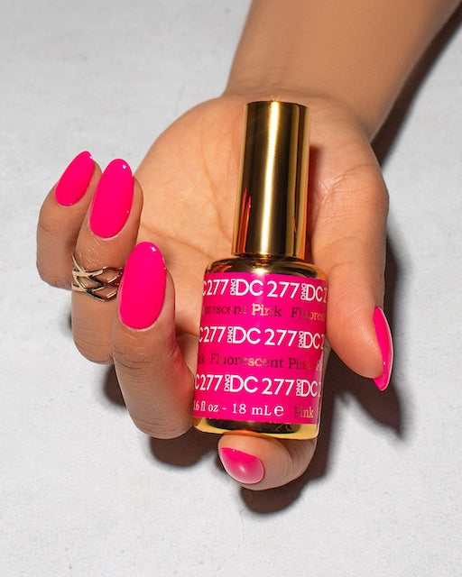 2 GEL COMBO - 277 DND DC Fluorescent Pink