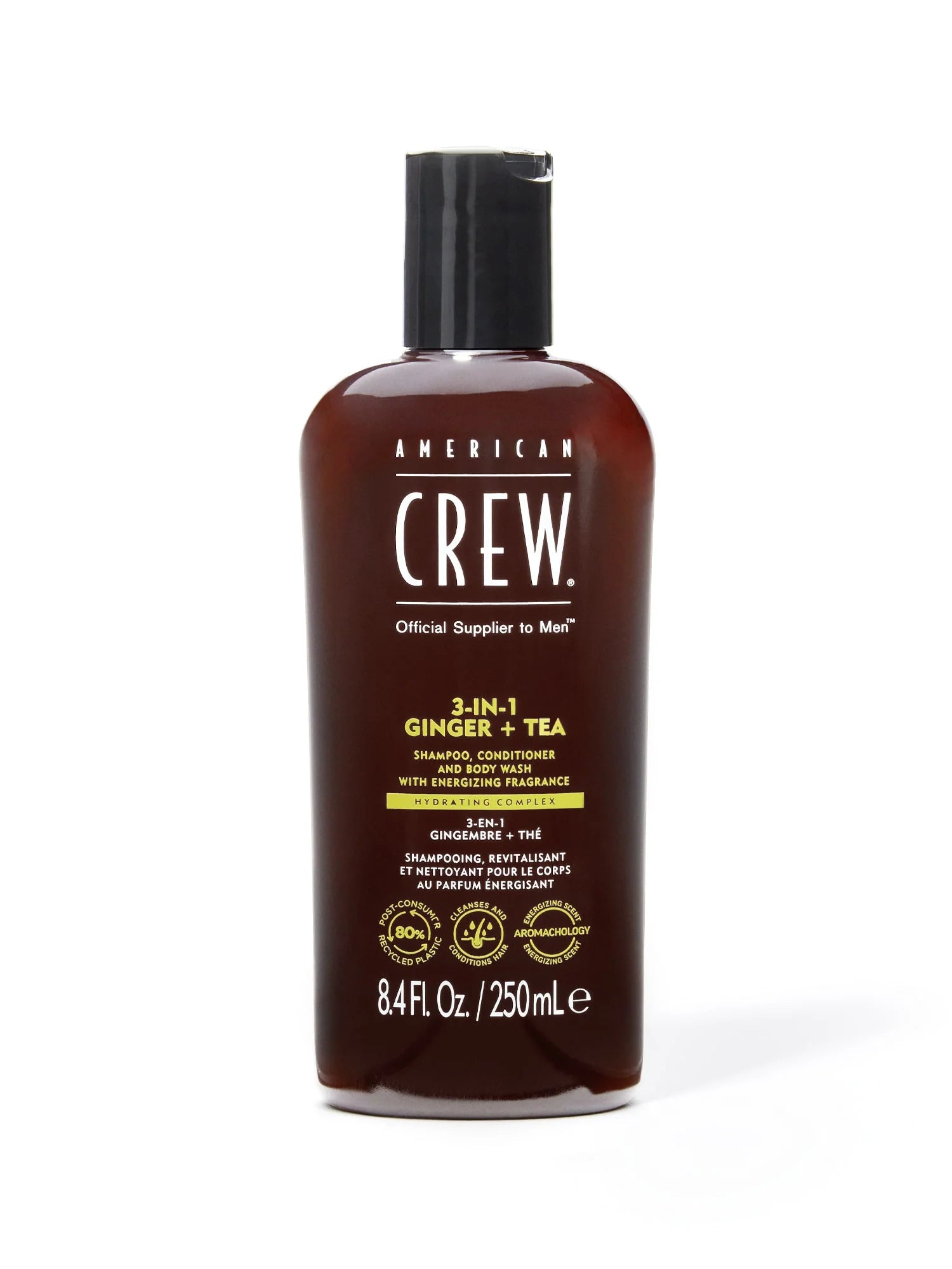AMERICAN CREW 3-IN-1 GINGER+TEA 1L (shampoo/conditioner/body wash )