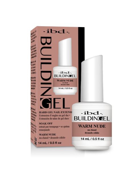 ibd BUILDING GEL - HARD GEL NAIL EXTENSION - WARM NUDE 0.5oz