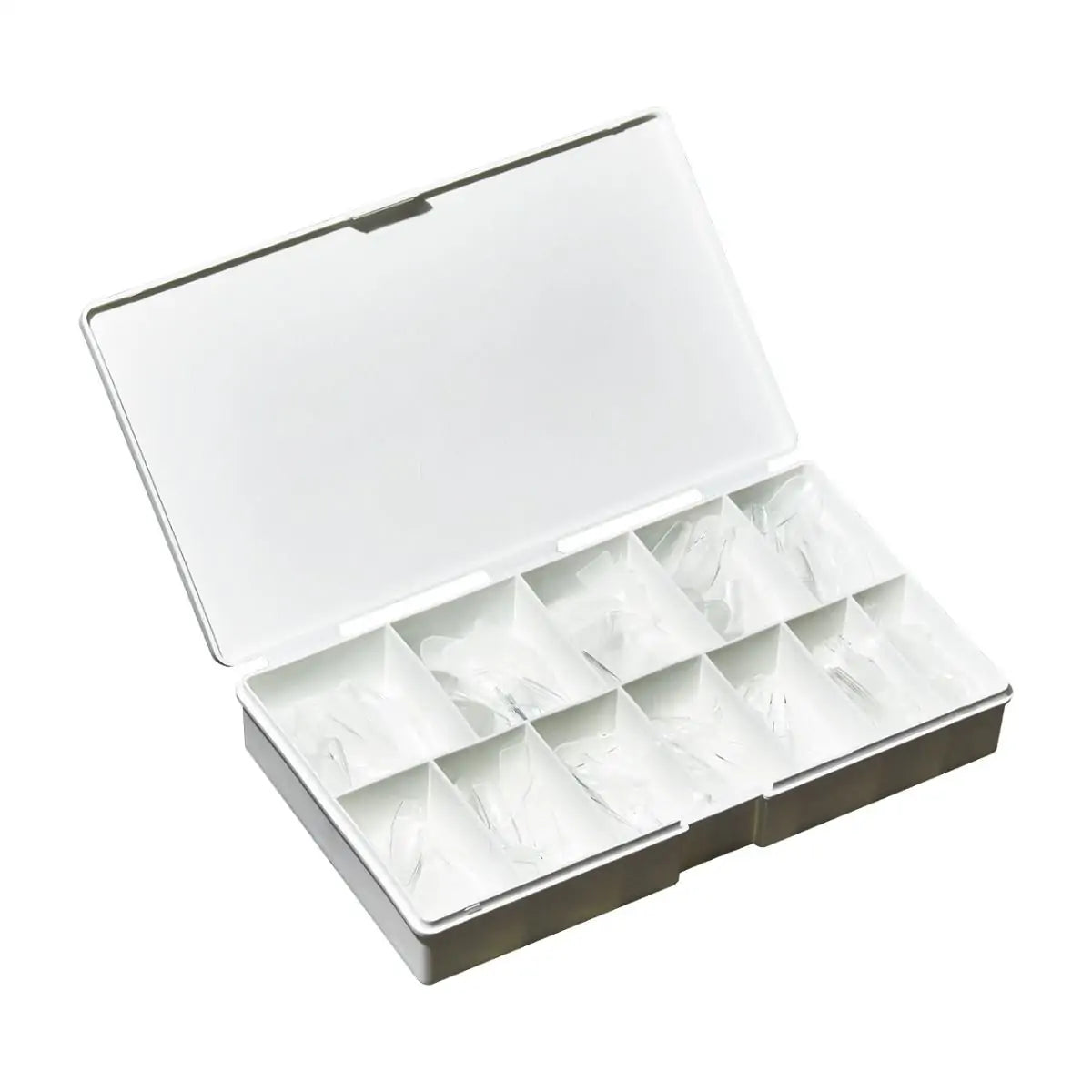 ibd SOFT GEL TIPS - COFFIN - PRE-ETCHED - 504 TIPS/12 SIZES