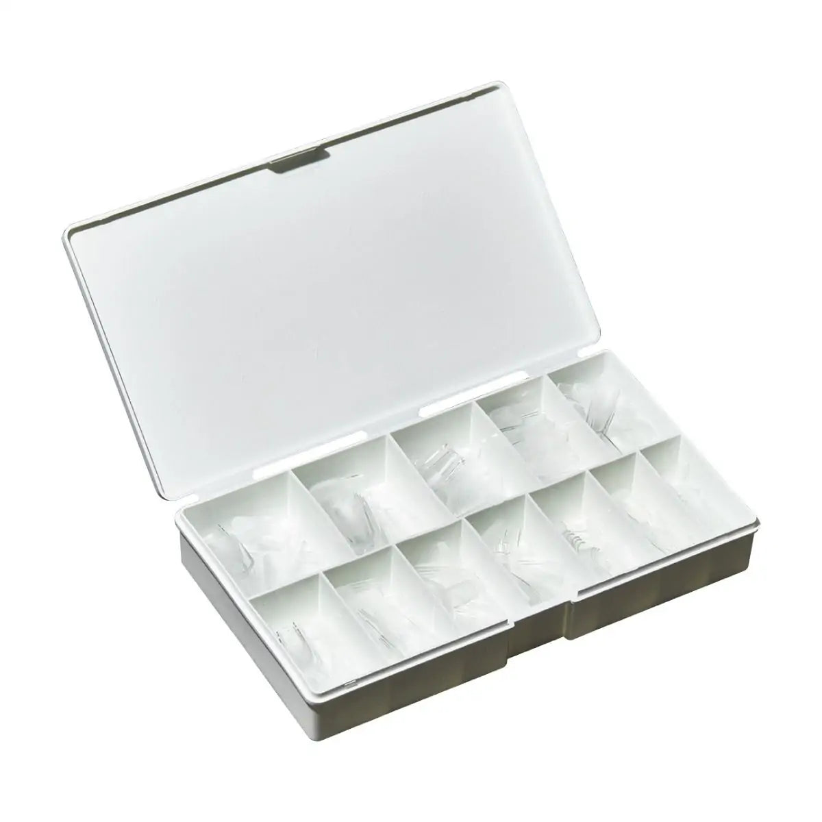 ibd SOFT GEL TIPS - MEDIUM SQUARE - PRE-ETCHED - 504 TIPS/12 SIZES