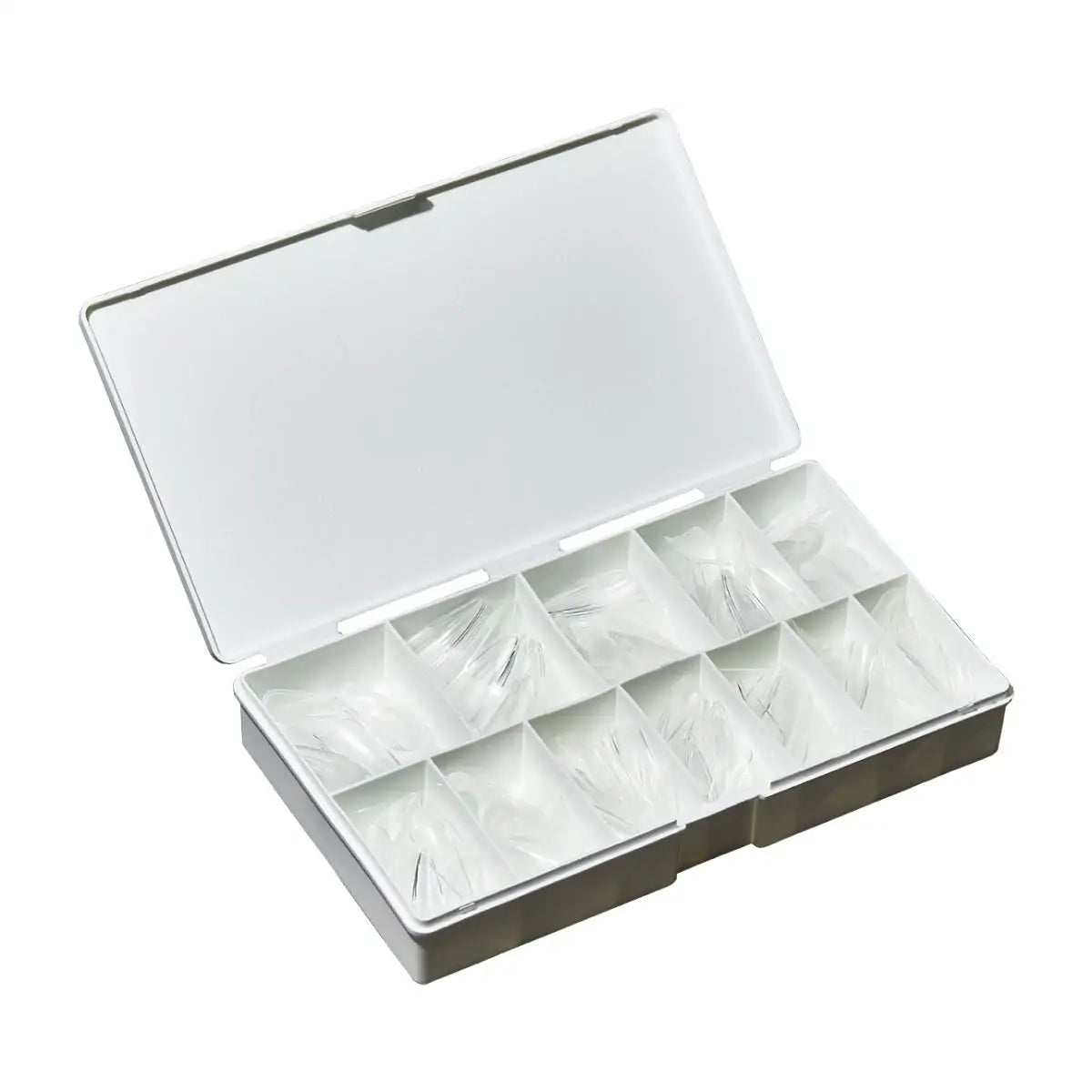 ibd SOFT GEL TIPS - STILETTO - PRE-ETCHED - 504 TIPS/12 SIZES