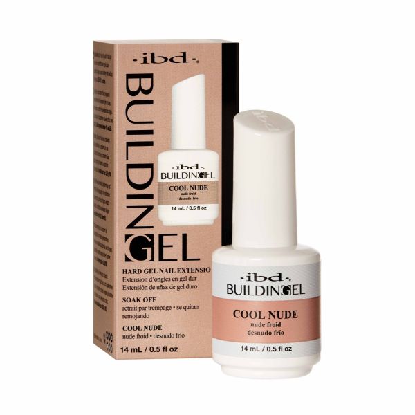 ibd BUILDING GEL - HARD GEL NAIL EXTENSION - COOL NUDE 0.5oz