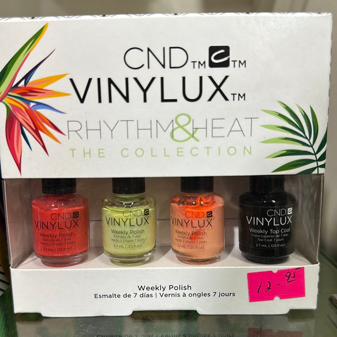 CND 70916361 VINYLUX RHYTHM & HEAT MINIS- 4PK