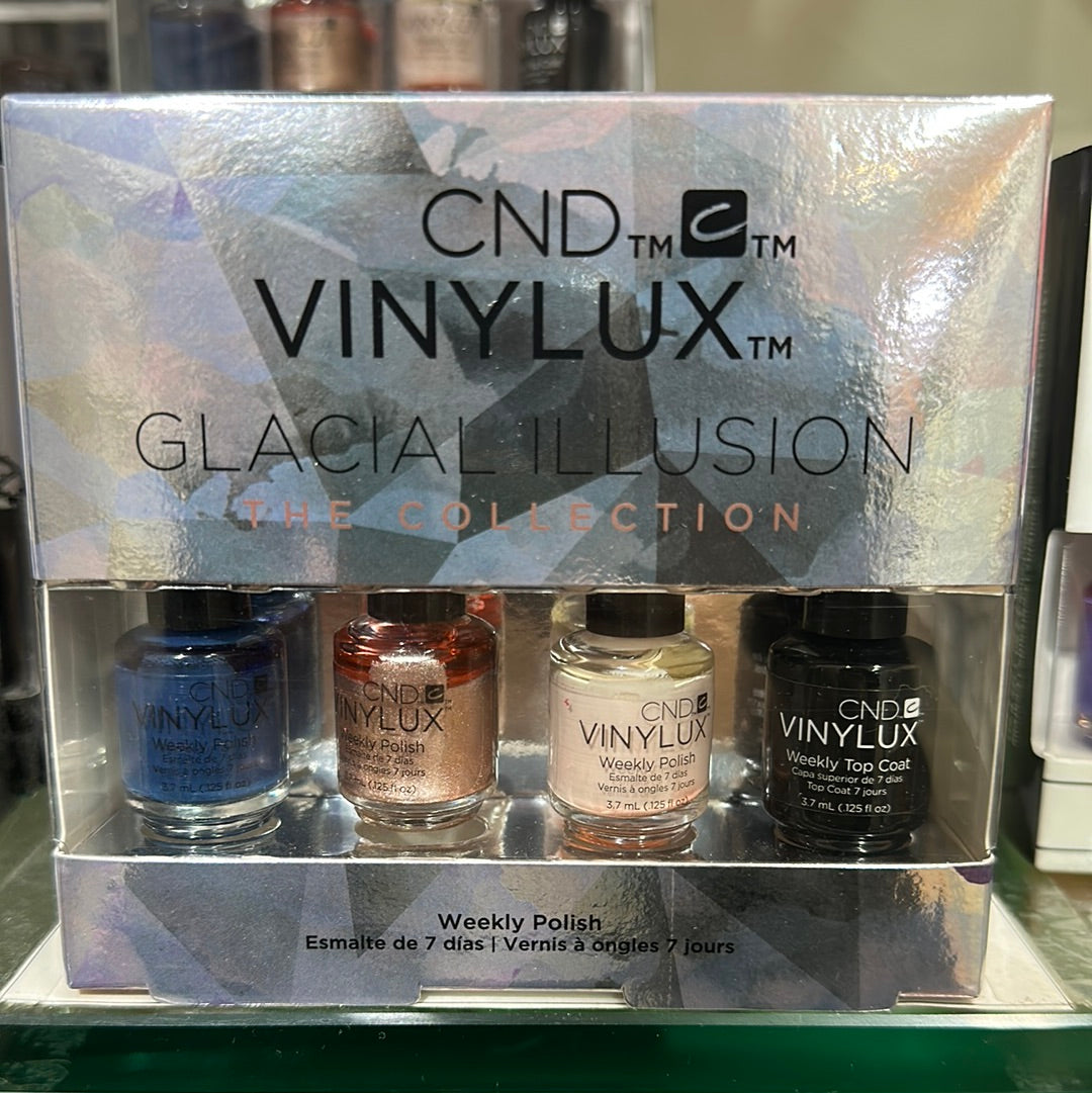 CND VINYLUX MINI 4/PKG - GLACIAL ILLUSION