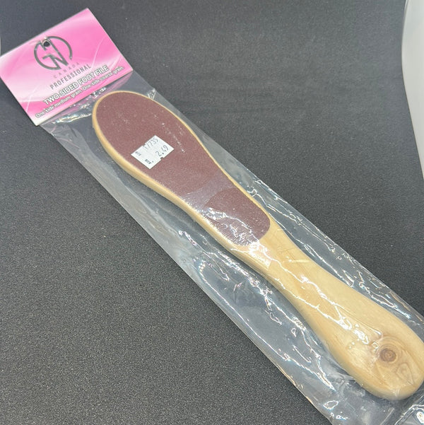 10562 GND TWO-SIDED FOOT FILE (red/black)#60/120