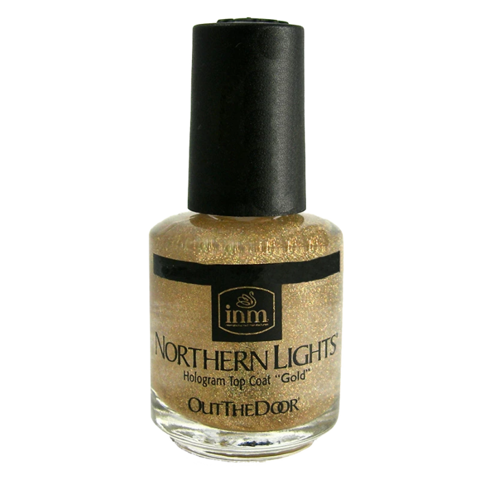 INM NORTHERN LIGHTS HOLOGRAM TOP COAT - GOLD