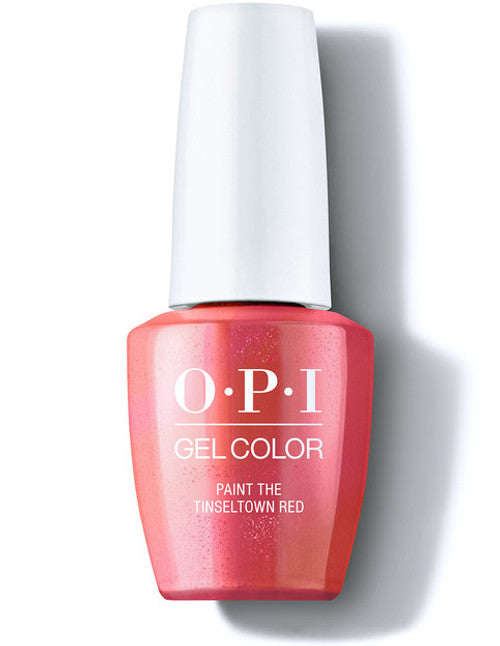 OPI GEL HPN06 PAINT THE TINSELTOWN RED