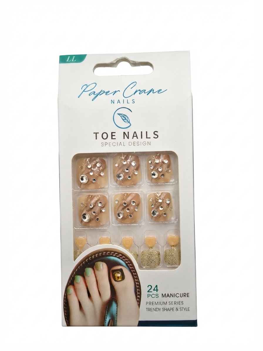 TOE - PAPER CRANE PRESS ON NAILS 24 PCS