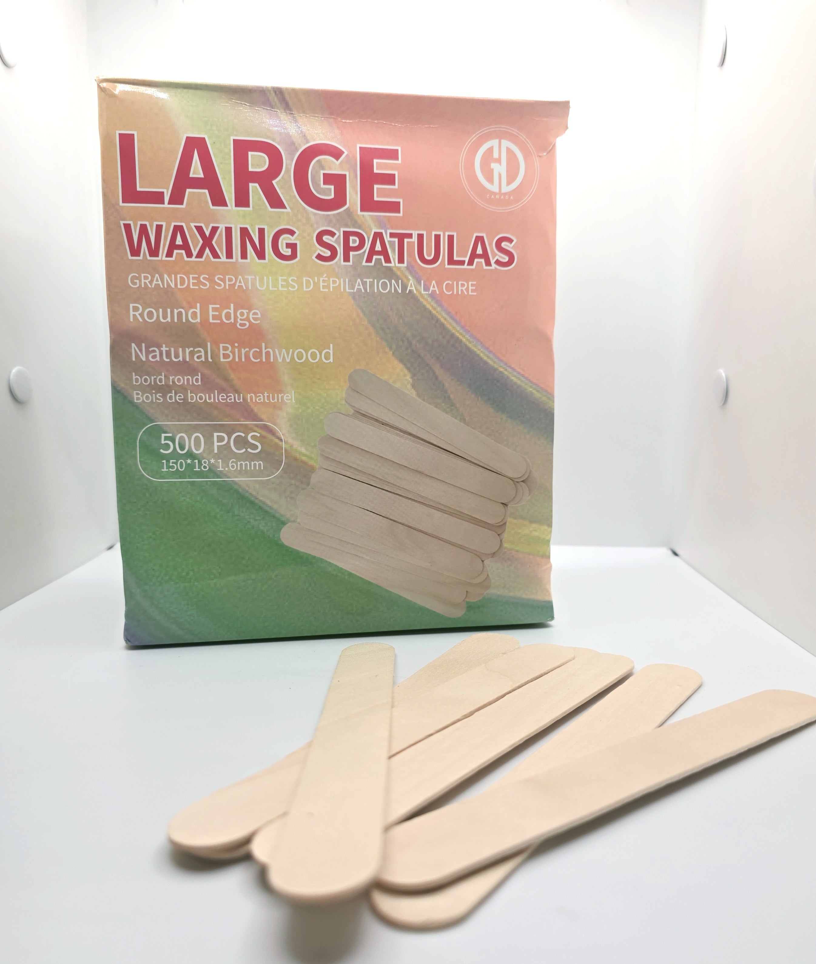 NEW - GND LARGE WAXING SPATULAS 500 PCS