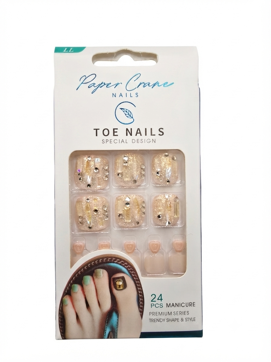 TOE - PAPER CRANE PRESS ON NAILS 24 PCS