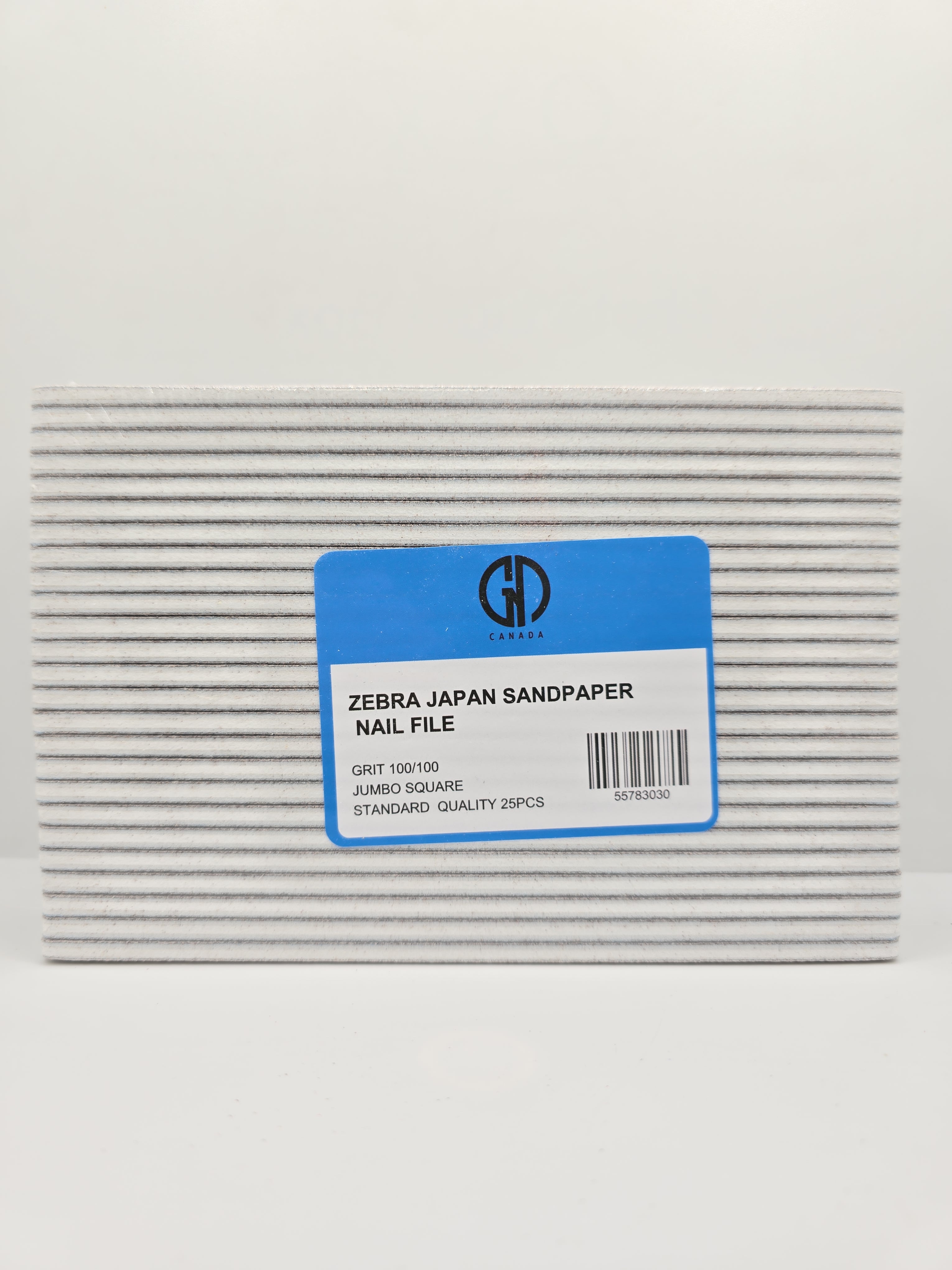 GND JUMBO SQUARE ZEBRA 100/100 JAPAN SANDPAPER - 25/PKG