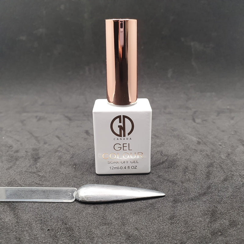GND SILVER METALIC GEL POLISH