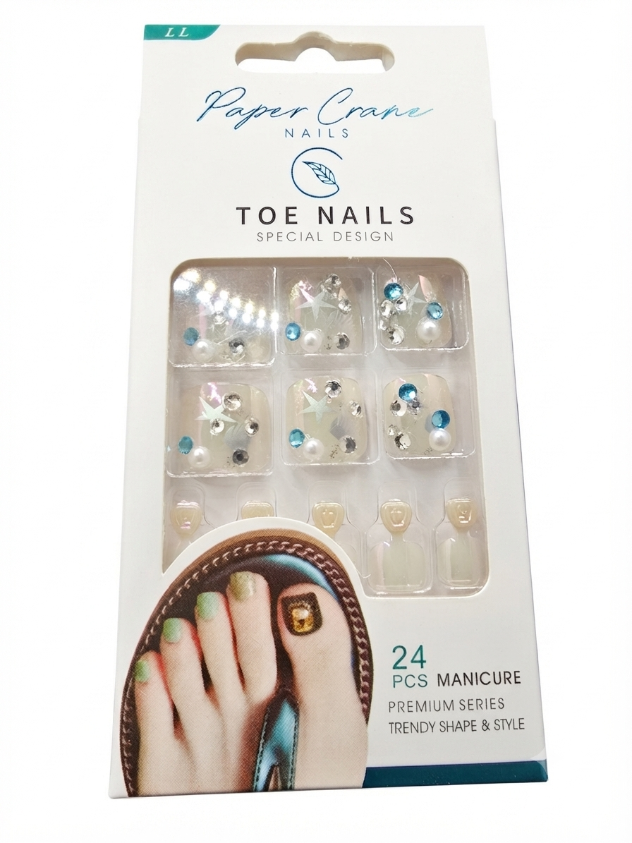 TOE - PAPER CRANE PRESS ON NAILS 24 PCS