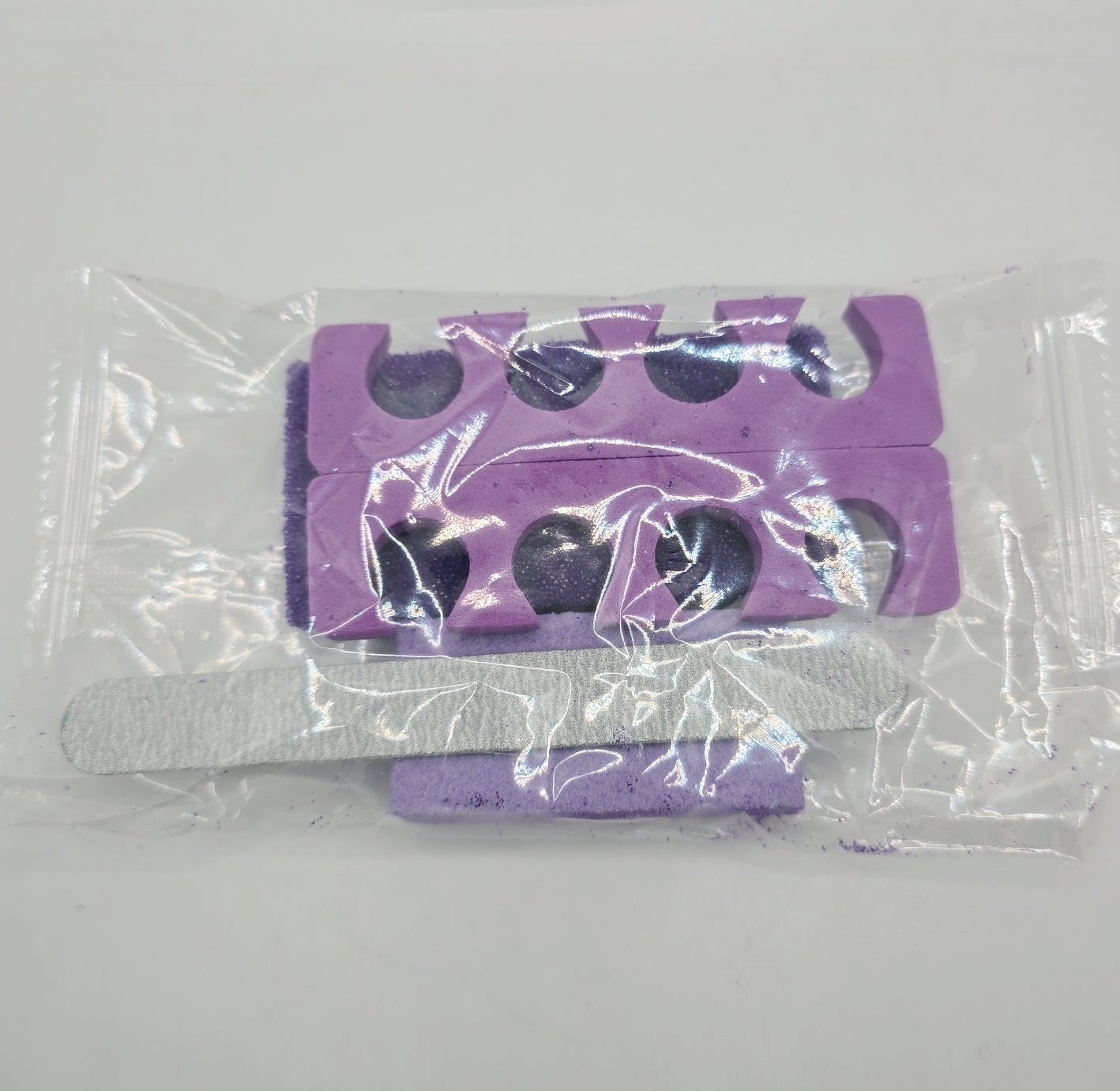 GND DISPOSABLE PEDICURE KITS - PURPLE -( 4PCS/BAG)