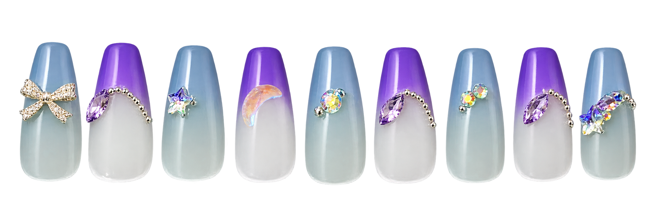 PAPER CRANE PRESS ON NAILS 24 PCS