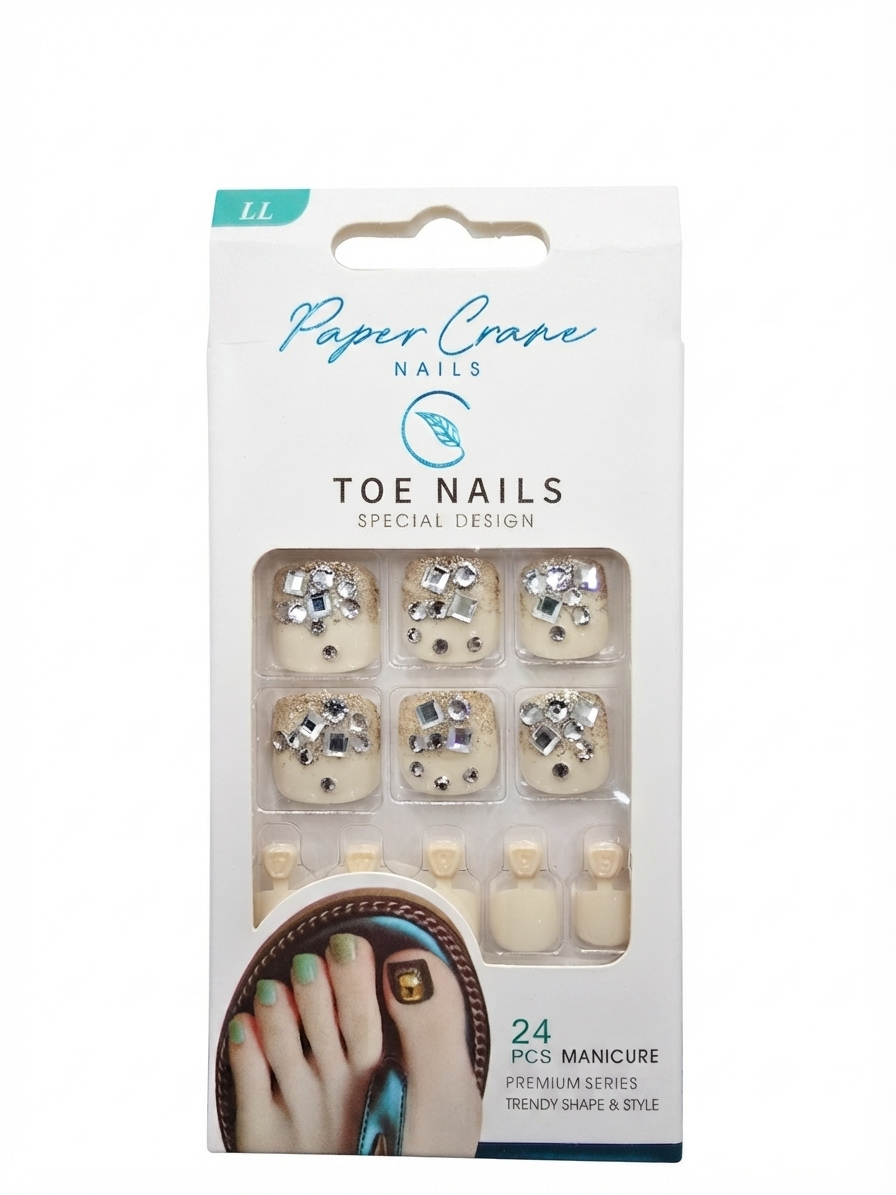 TOE - PAPER CRANE PRESS ON NAILS 24 PCS