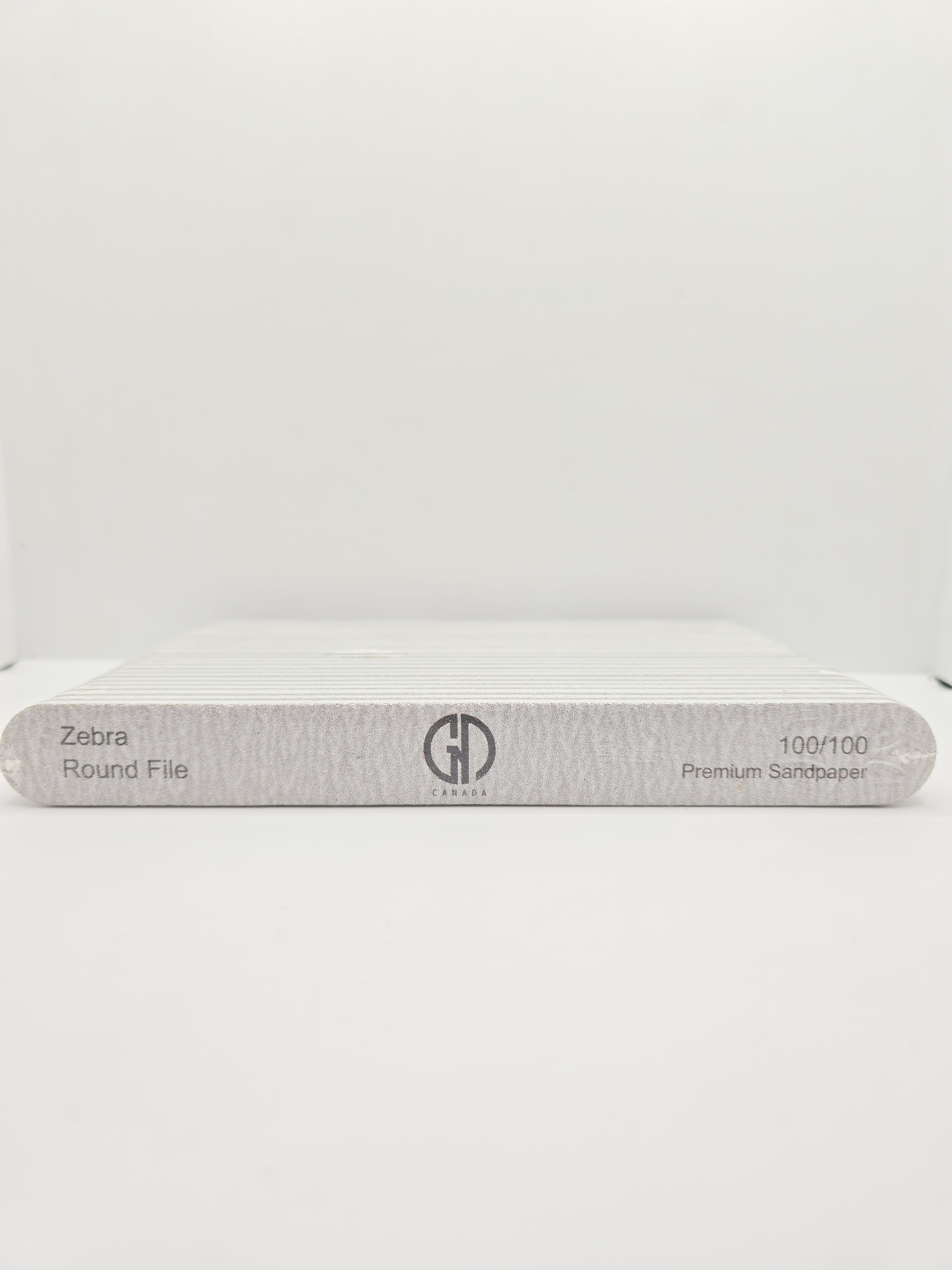GND ZEBRA ROUND FILE 100/100 PREMIUM SANDPAPER - 25 /PKG