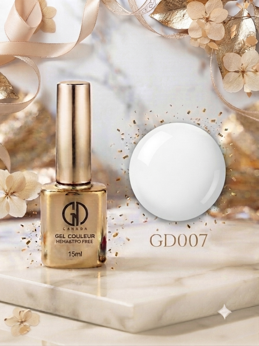 GND GOLDEN GEL COULEUR - GD007 - WHITE