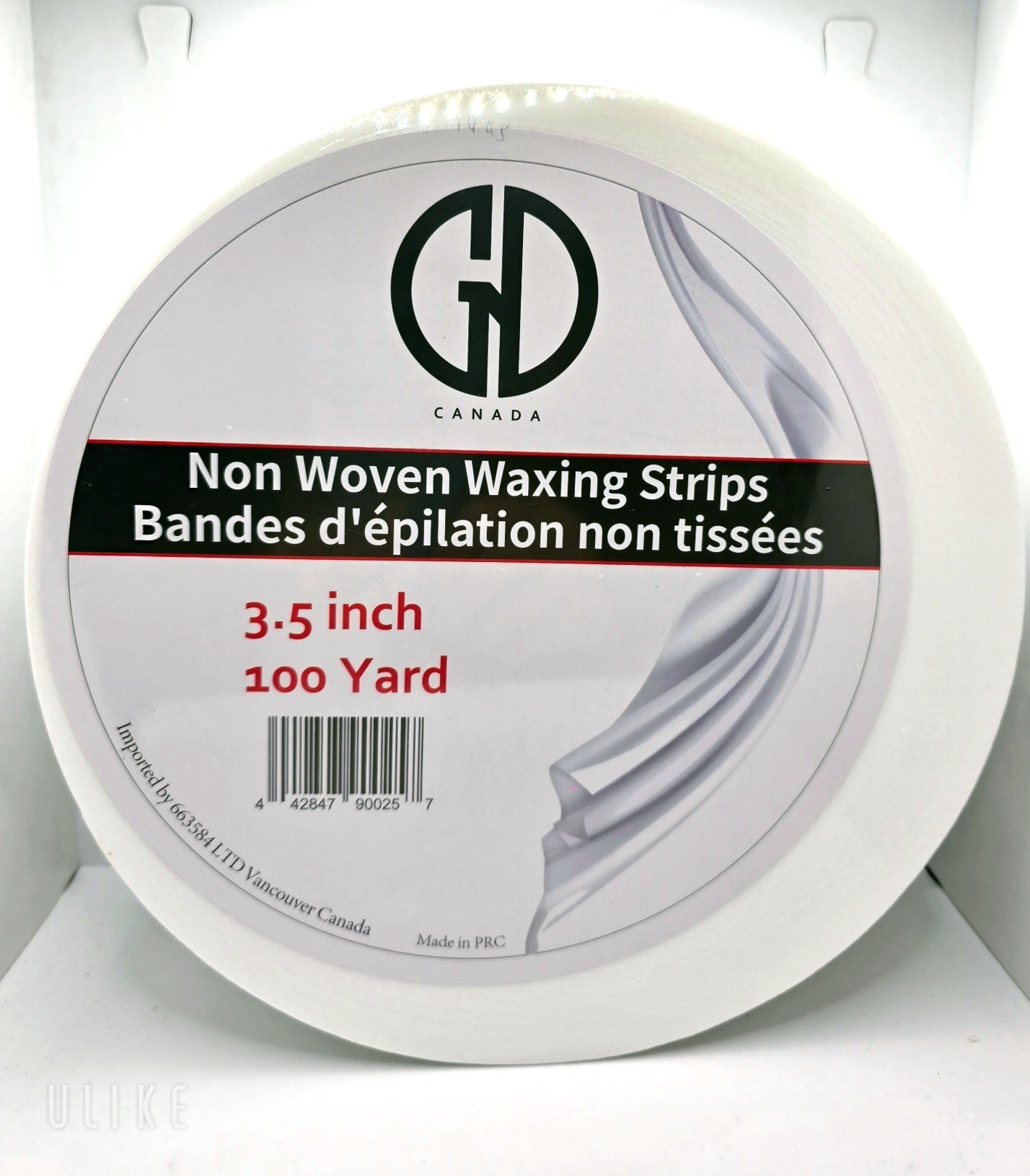 NEW - GND NON WOVEN WAXING STRIPS 3.5"X 100 YARD