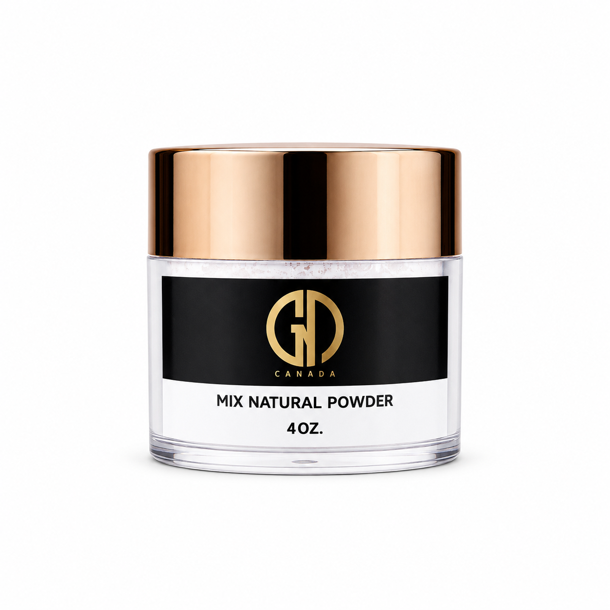 GND ACRYLIC POW-MIX NATURAL 4 OZ - Secret Nail & Beauty Supply
