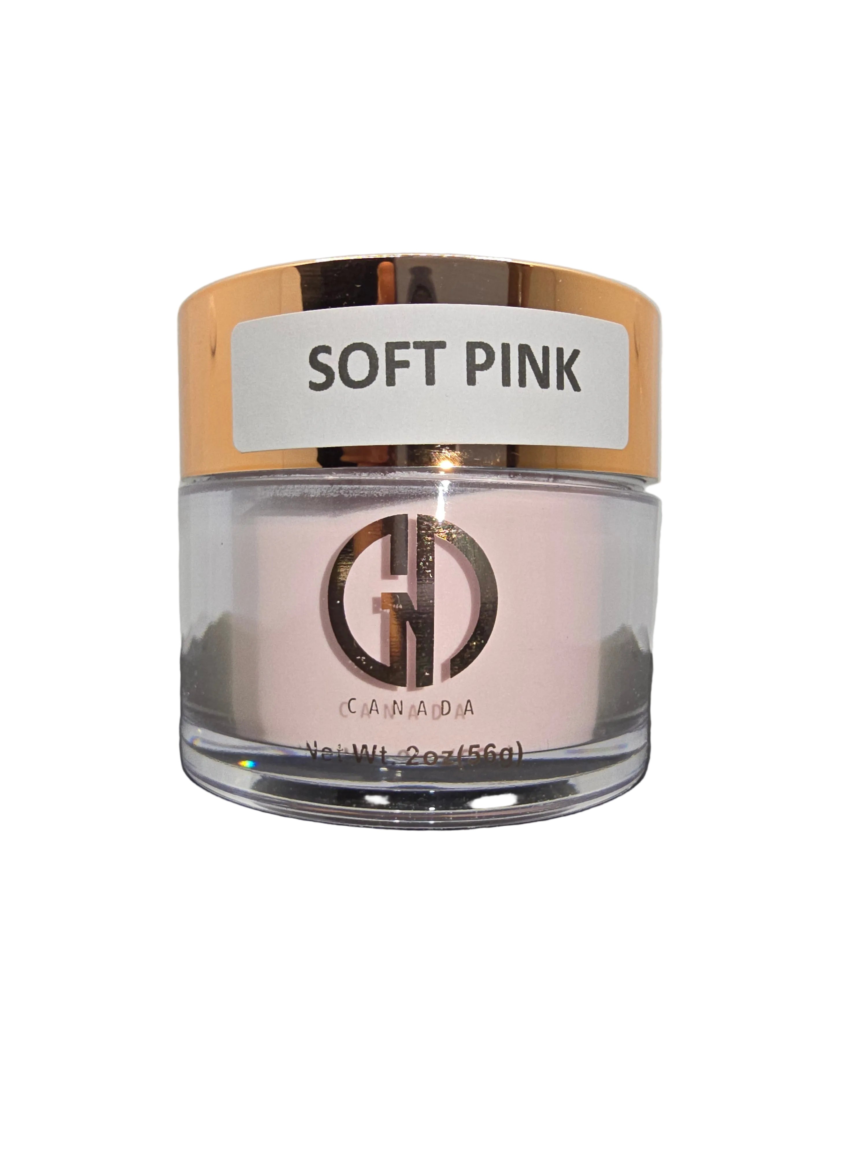 GND SOFT PINK POWDER 2 OZ - Secret Nail & Beauty Supply