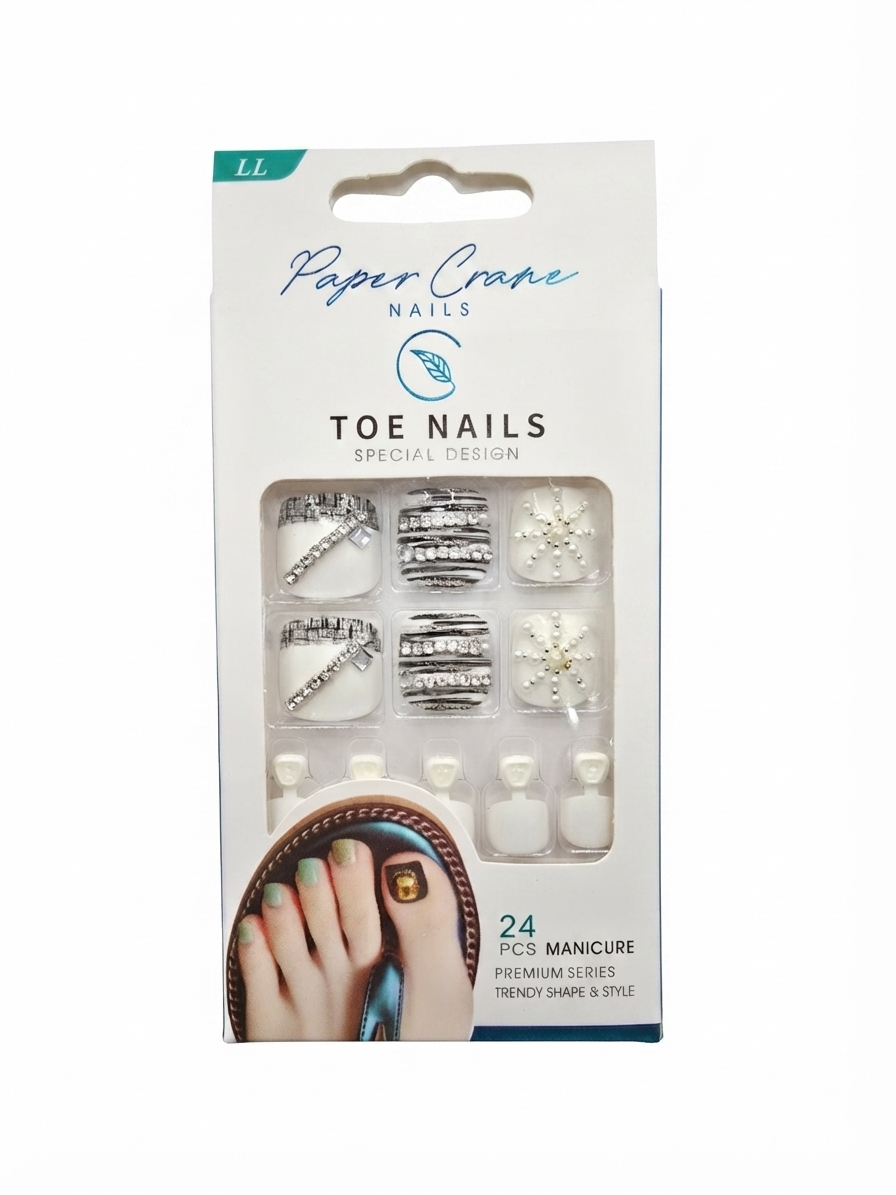 TOE - PAPER CRANE PRESS ON NAILS 24 PCS