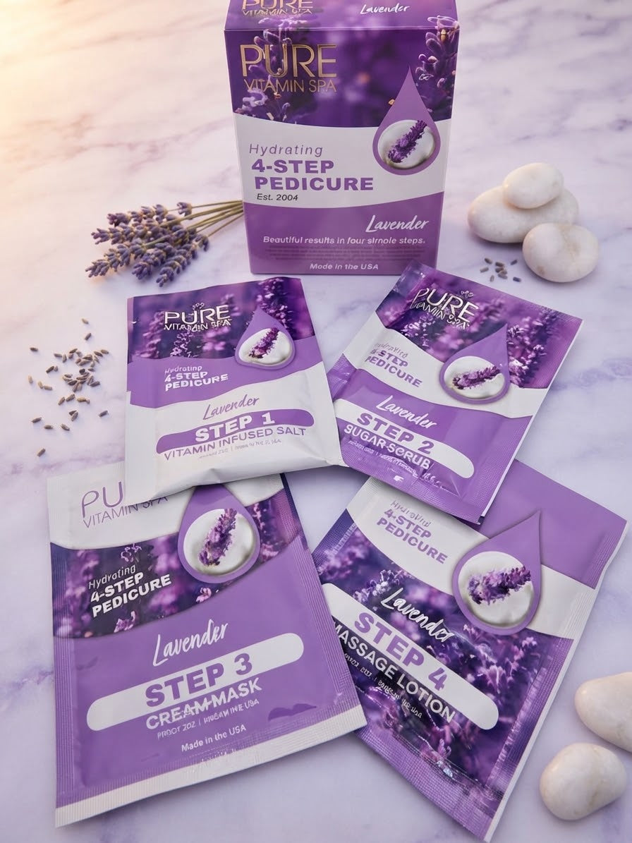 LAPALM PURE VITAMIN SPA HYDRATING 4- STEP PEDICURE