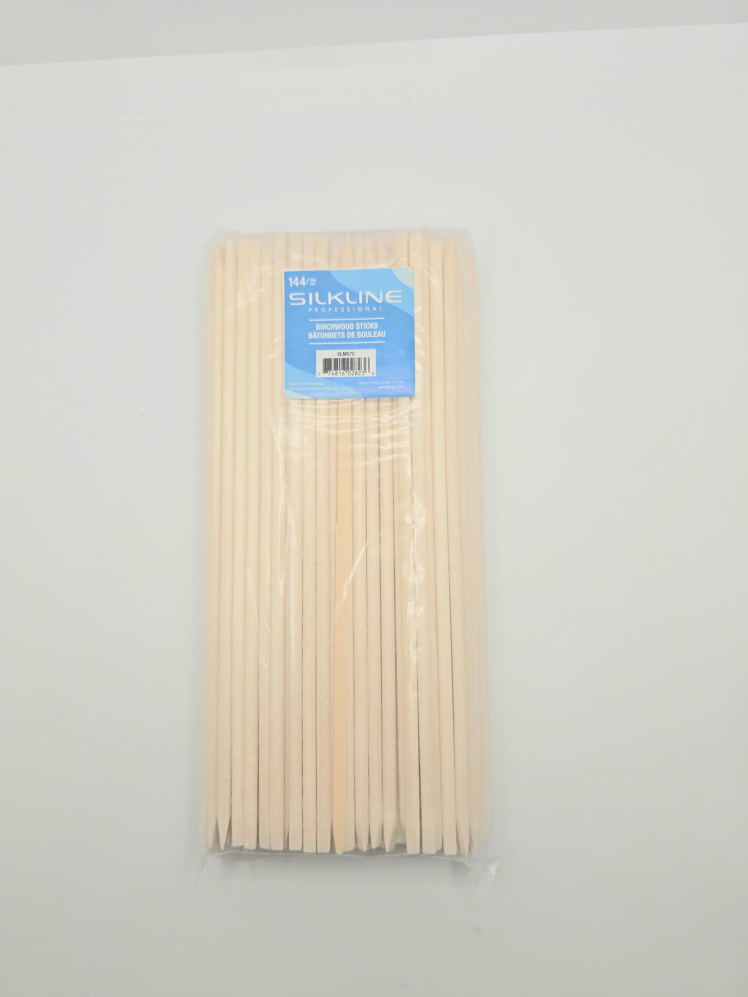 SLMS7C  SILKLINE BIRCHWOOD STICKS 7" - 144/PKG