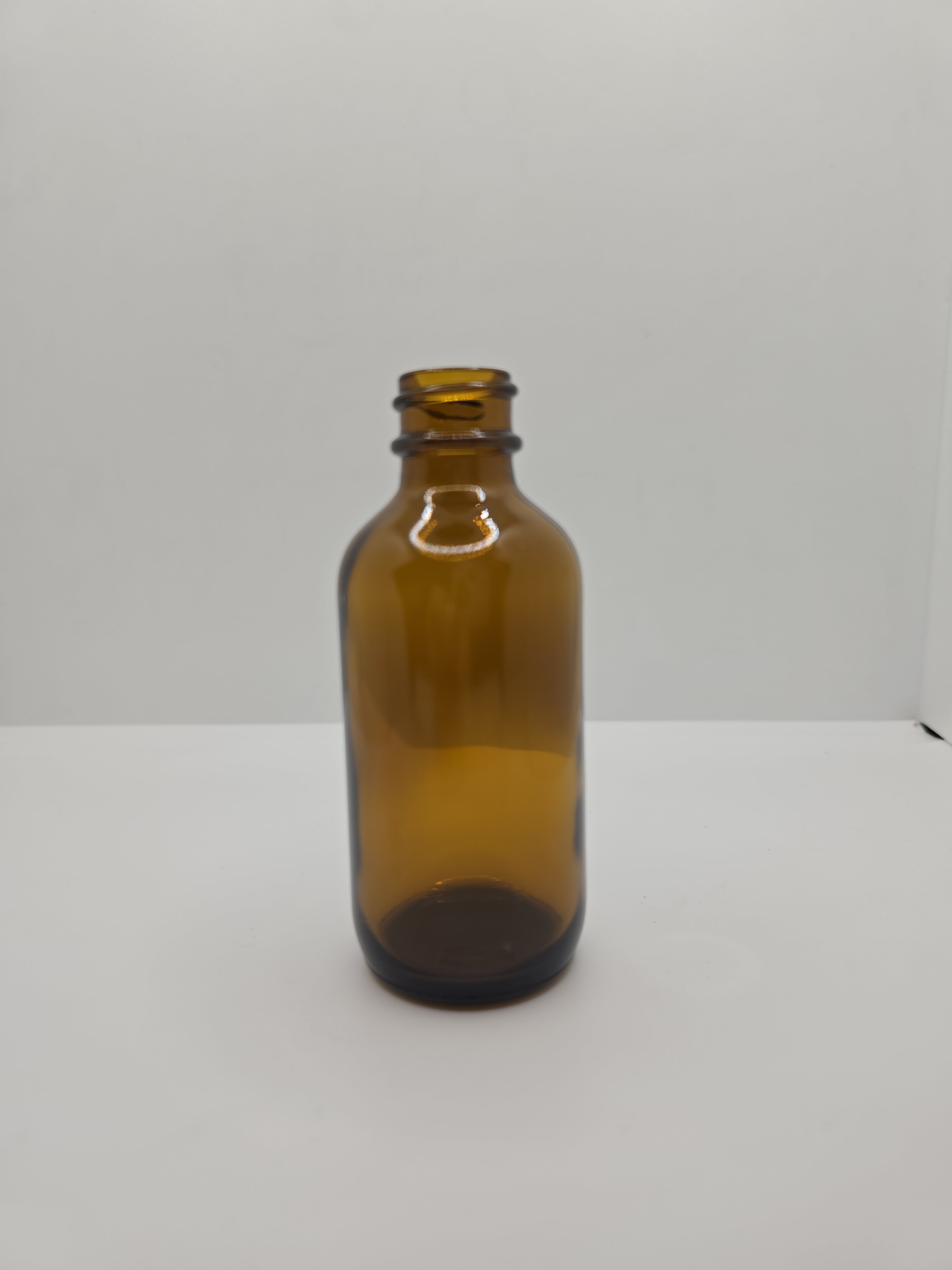 AMBER GLASS BOTTLE 2OZ/ 60ML - Secret Nail & Beauty Supply