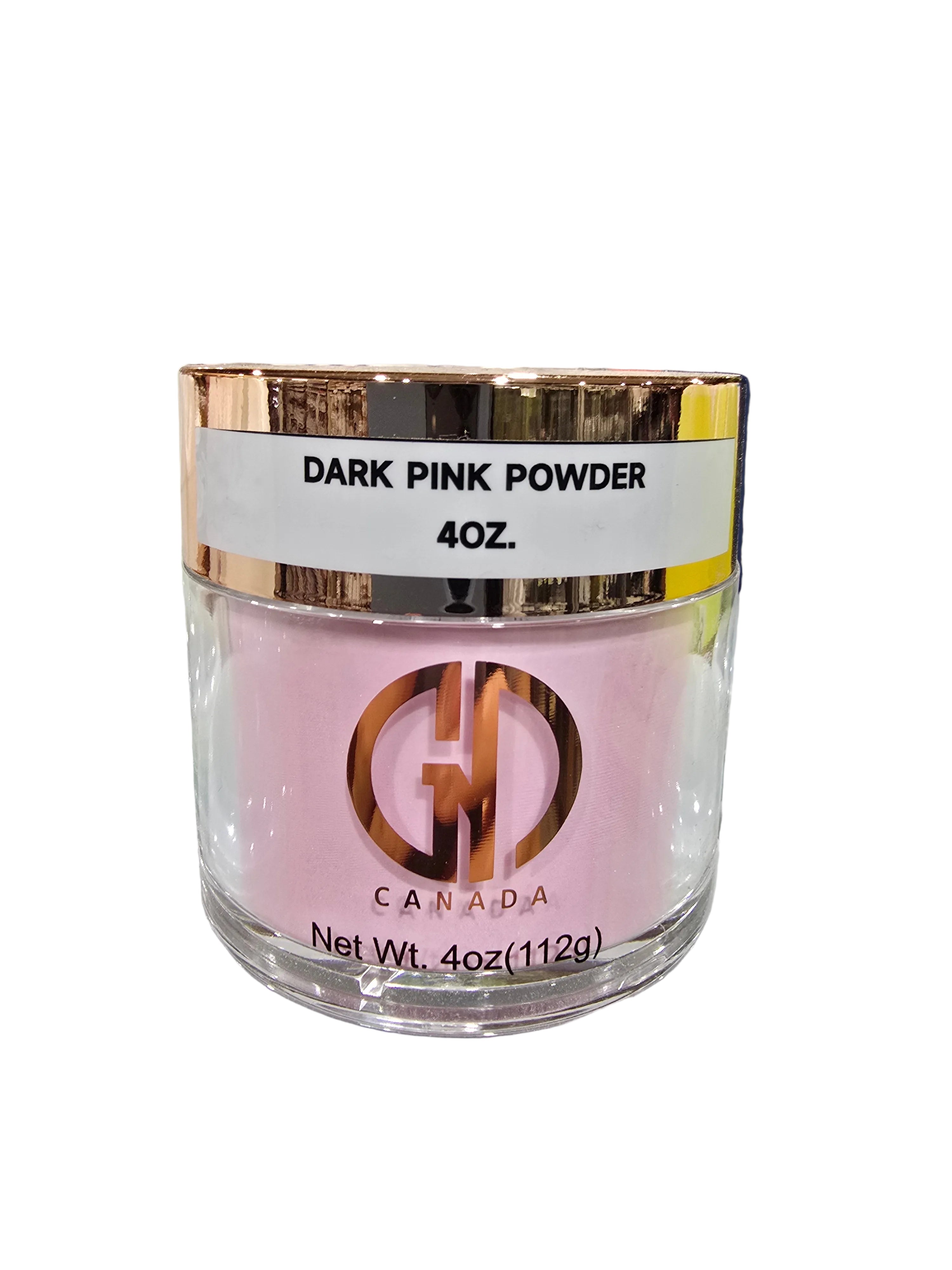 GND DARK PINK POWDER 4 OZ - Secret Nail & Beauty Supply