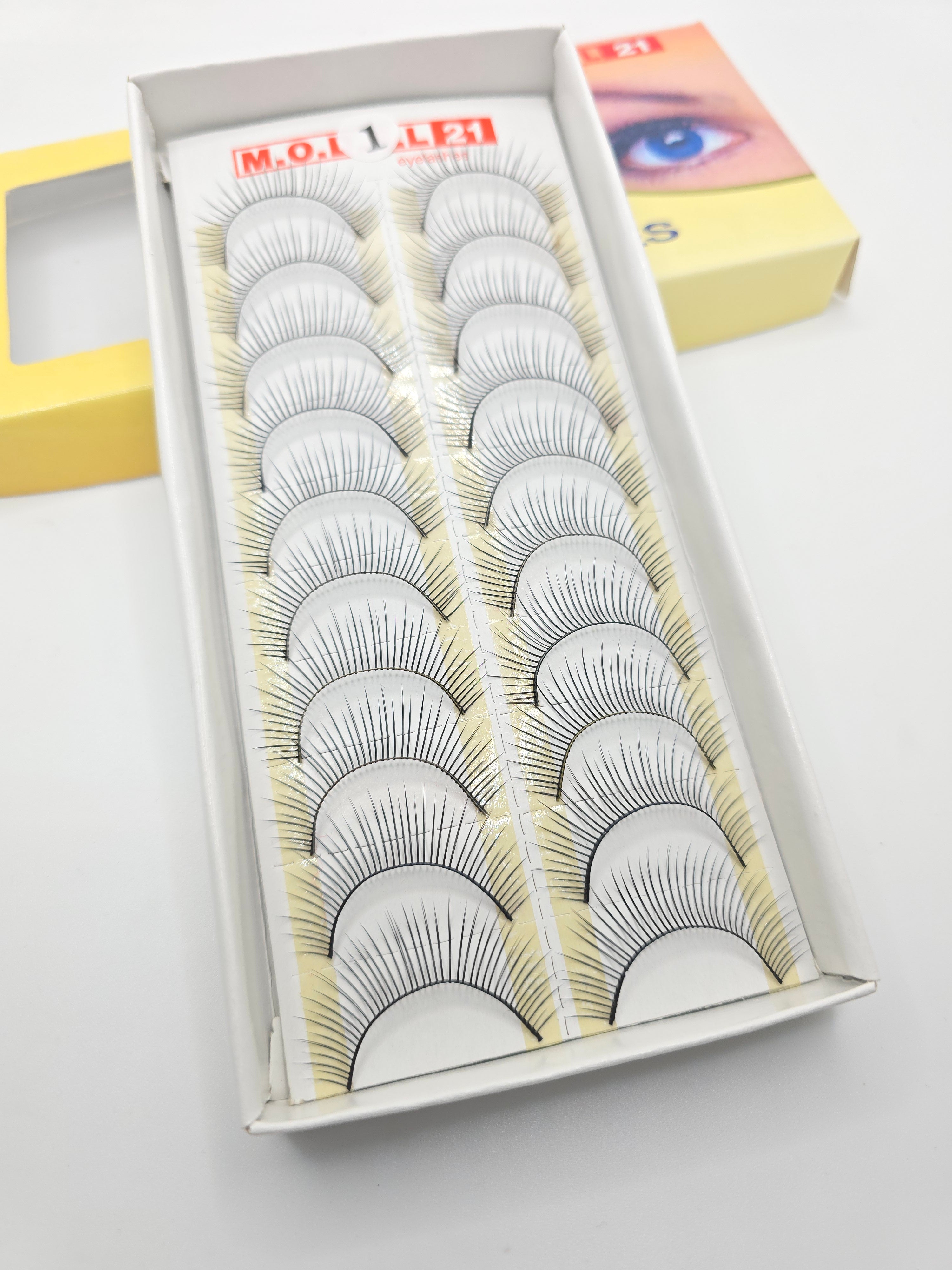 MODEL 21 EYELASH 10 PAIRS (all size)