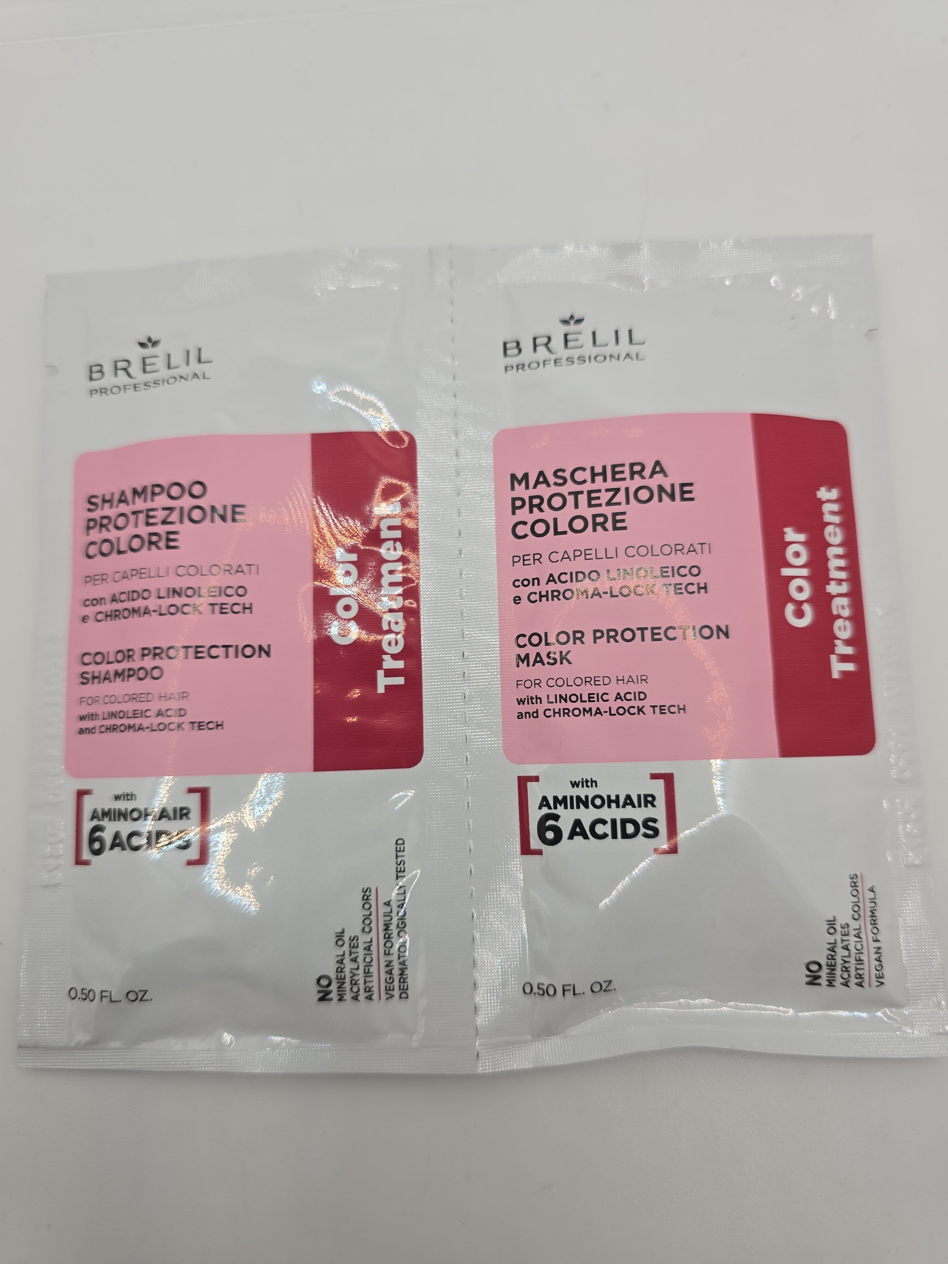 BRELIL AMINO COLOR TREATMENT - SHAMPOO & MASK - Secret Nail & Beauty Supply