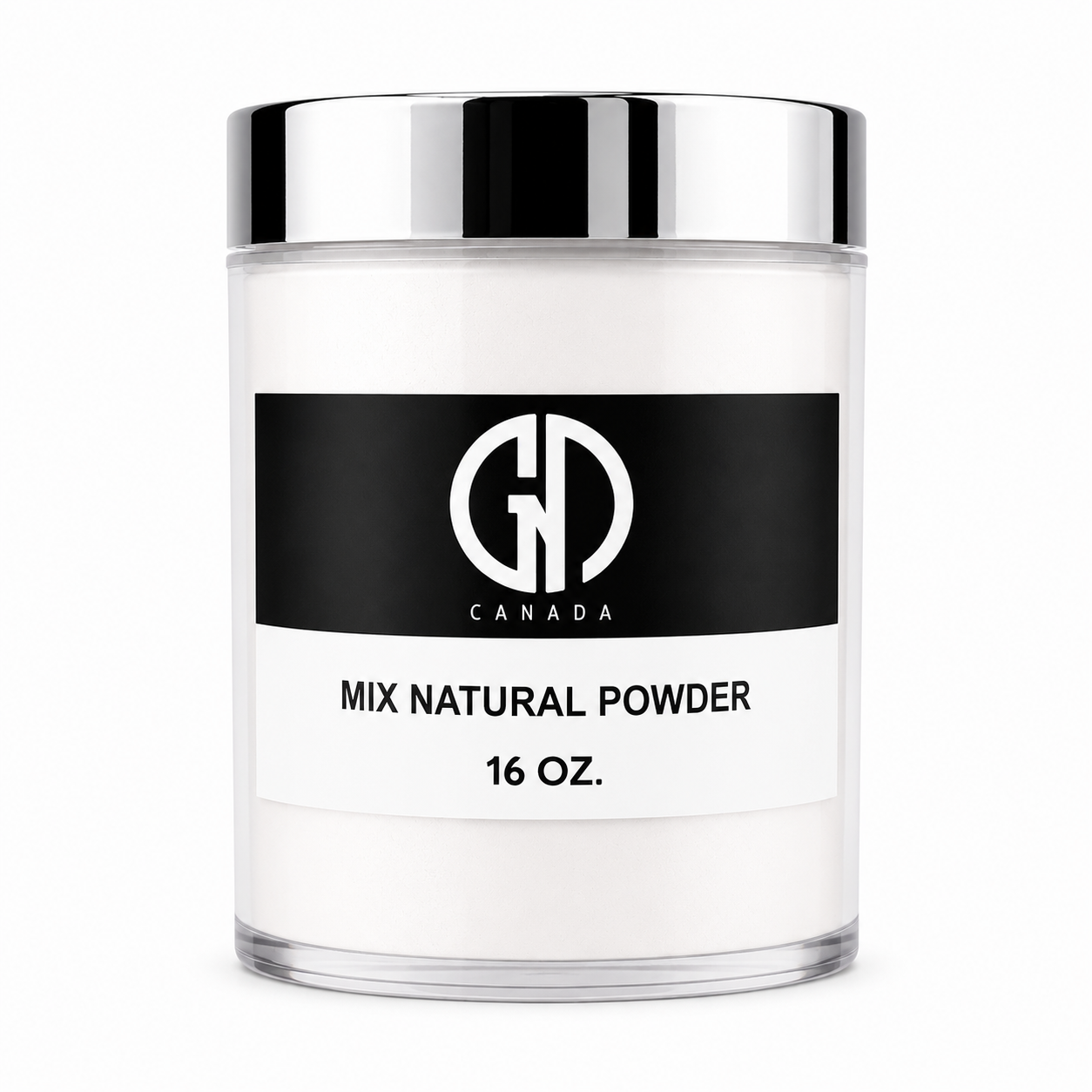 GND ACRYLIC POW-MIX NATURAL 16 OZ - Secret Nail & Beauty Supply