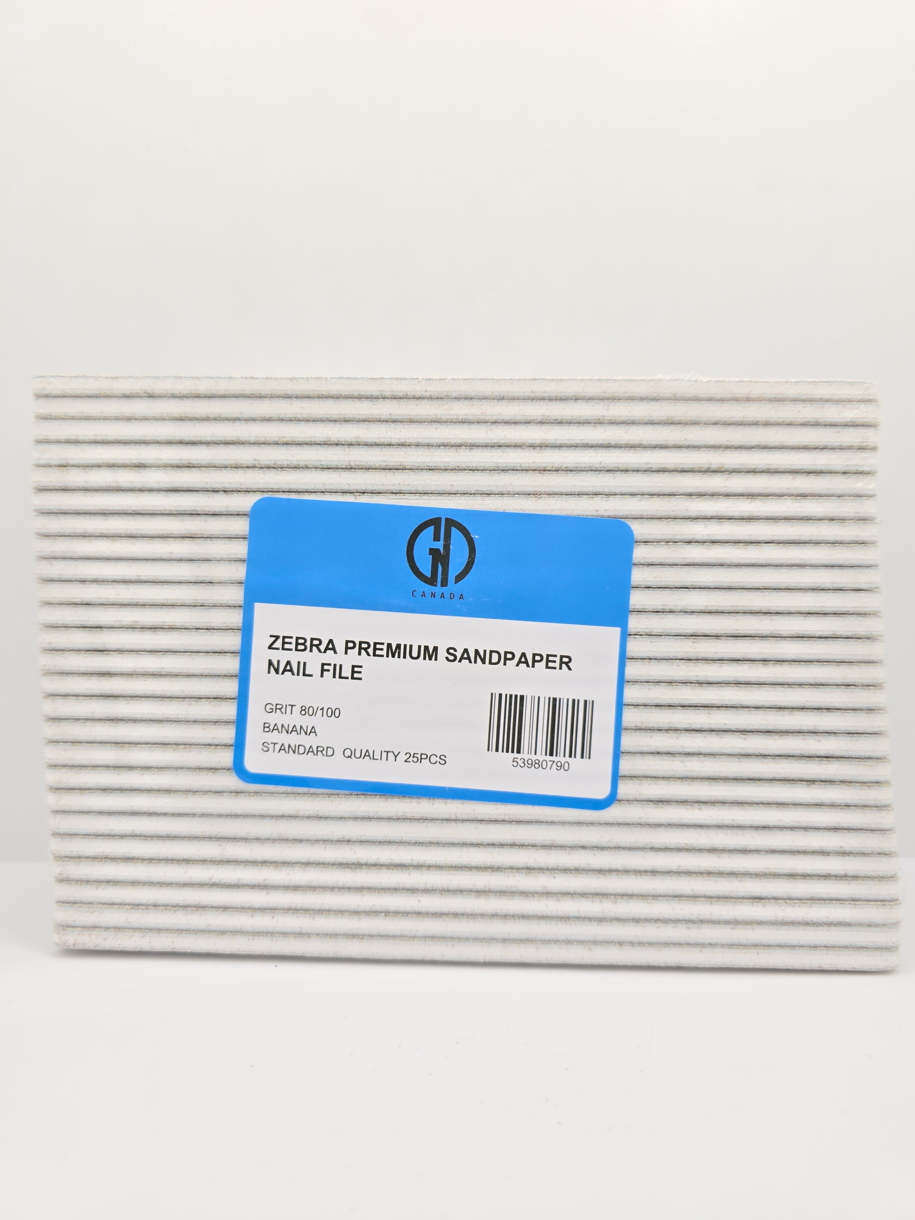 GND BANANA ZEBRA 80/100 PREMIUM SANDPAPER - 25/PKG